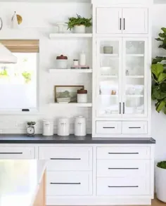 30+ ایده خلاقانه قفسه بندی آشپزخانه باز که عملی است