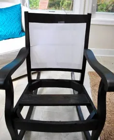اصلاح مجدد یک صندلی گهواره ای قدیمی: قسمت دوم |  عشق خانه جوان
