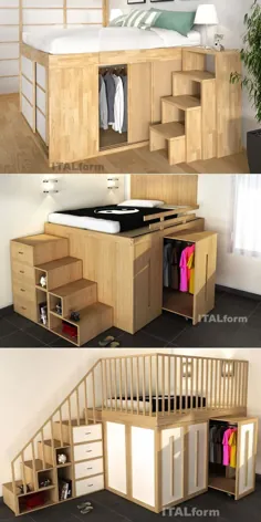 تختخواب ذخیره سازی Impero از طراحی ITALform