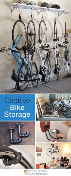 قفسه های ذخیره سازی دوچرخه خلاق DIY • وبلاگ OhMeOhMy