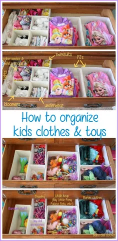 نکاتی آسان برای سازماندهی لباس و اسباب بازی های کودکان - از آنا بپرسید