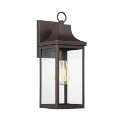 Filament Design 1-Light Oil Rubbed Bronze Wall Outdoor Wall Lantern Sconce-CLI-SH105172 - انبار خانه