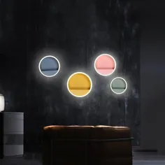Macarone - چراغ دیواری LED مدرن نوردیک گرد