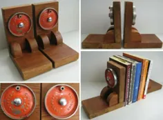 یک جفت از کتابهای چوبی یکپارچهسازی با سیستمعامل قدیمی با دندانهای حفاری دستی استنلی |  eBay