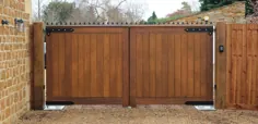 دروازه ورودی چوبی اتوماتیک - H.B.  PAYNTER GATES