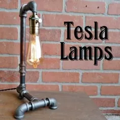 لامپ صنعتی / لامپ لوله گاز / لامپ میز صنعتی / لوله آهن |  اتسی