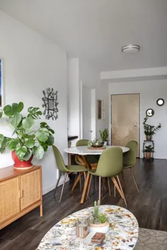 یک آپارتمان اجاره ای Petite Portland قدرت گیاهان و نور طبیعی زیادی را اثبات می کند