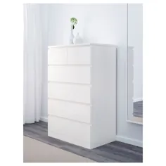6 کشوی MALM قفسه سینه ، سفید ، 80x123 سانتی متر - IKEA