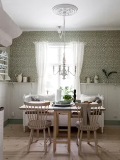آشپزخانه کلاسیک به رنگ سبز مریم گلی - طراحی COCO LAPINE