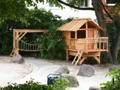 Baumhäuser für kinder almhütte naturholz- manufaktur gmbh rustikale kinderzimmer |  احترام گذاشتن