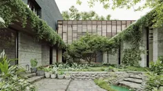 خانه باغ گرمسیری در تایلند