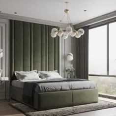 اتاق خواب ساده نئوکلاسیک