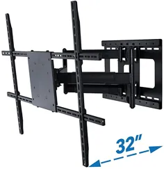 دیوارپوش Full Motion TV با 32 اینچ Long Extension برای تلویزیون های 42 تا 80 اینچی