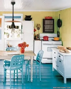 زیر پایتان رنگی شوید: گالری از کف آشپزخانه نقاشی شده