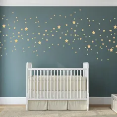 دیوار عیار دیوار عیار ستاره طلا Star Wall Decal Nursery Wall |  اتسی