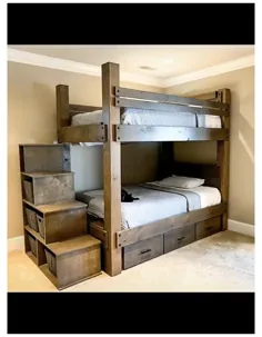ساخته شده در تخت تختخواب سفری با اتاق پله اتاق مهمان