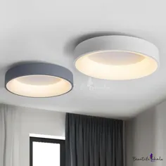 چراغ سقفی دایره ای فلزی Flushmount چراغ سقفی LED روشنایی برای اتاق خواب