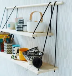 21 قفسه آویزان DIY + میزهایی که باعث صرفه جویی در فضای اصلی شما می شوند