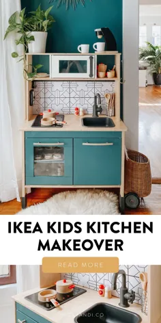 پروژه DIY - IKEA KIDS KITCHEN MAKEOVER