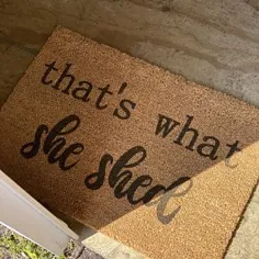 او Sheorm Doormat / دخترانه Doormat / خنده دار Doormat |  اتسی