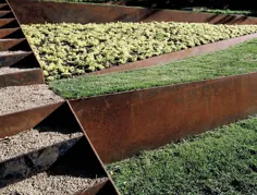 ایده های محوطه سازی: 8 روش شگفت آور برای استفاده از فولاد Cor-ten در یک باغ - Gardenista