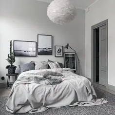 60 ایده برتر برای اتاق خواب خاکستری - طراحی داخلی خنثی