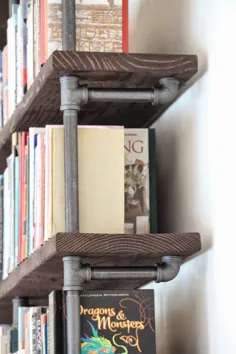 141 طرح و ایده برای قفسه کتاب DIY برای سازماندهی کتاب های خانه داری