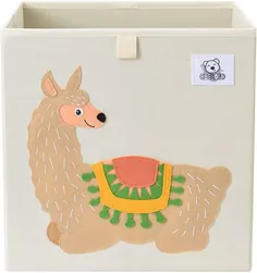 جعبه ذخیره سازی مکعب حیوانات تاشو CLCROBD جعبه اسباب بازی پارچه ای / سینه / سازنده برای کودک نوپا / کودکستان ، اتاق بازی ، 13 اینچ (Triceratops)