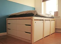 هک IKEA: تختخواب کمدهای ماندال