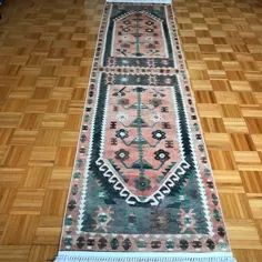 فرش دونده طرح گلیم ترکی کاملاً جدید برای راهرو آشپزخانه ورودی اتاق نشیمن اتاق ناهار خوری اتاق خواب 2.6'x10.4 'دونده های بوهمی.