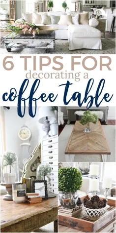 6 نکته در مورد نحوه تزئین میز قهوه