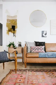 یک اتاق مدرن BOHO با فرش VINTAGE و یک صندلی صفری - Concepts and Colorways