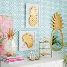 Lilly Puliter Tropics Wall Art ، مجموعه ای از 3