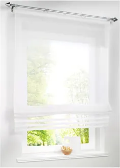 Praktische Fensterdekoration در فرم انتقال - weiß، Klettschiene
