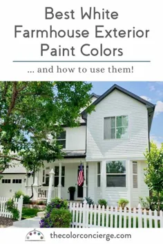 بهترین رنگهای نمای بیرونی خانه سفید و نحوه استفاده از آنها