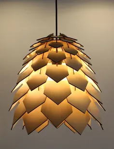 طراحی لامپ Lasercut برای جمع آوری خود - Basto Elbers