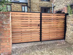 Metal Framed Driveway Gates | گیت های املاک توسط گیتس و فنس انگلستان