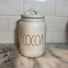Ree Dunn Cocoa Canister Homegoods در Mercari