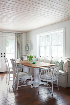 25 ایده برای صندلی های پنجره آشپزخانه