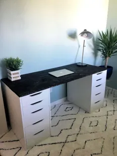 25 میز IKEA میز برای ساخت میز کار خود