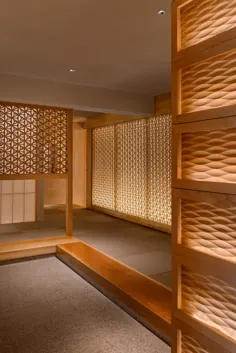 Tsutsumi و همکارانش الگوی asanoha سنتی را برای رستوران های ژاپنی در چین اعمال می کنند