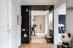 apartment آپارتمان شیک و مدرن با فضای داخلی متضاد در پاریس〛 ◾ عکس ◾ ایده ها ◾ طراحی
