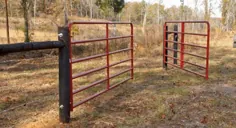 چگونه می توان یک دروازه / نرده مزرعه را آویخت