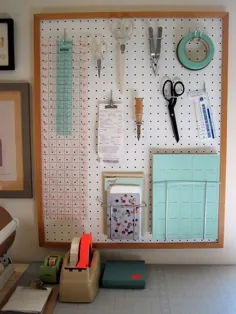 ایده سازمان فضاهای کوچک: یک صفحه تخته نقاشی قاب بگیرید