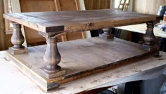 میز قهوه خانه الهام گرفته از سخت افزار DIY Restoration