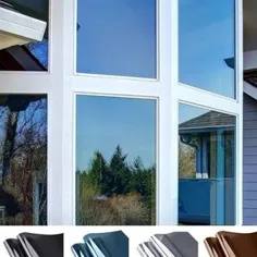 فیلم شیشه ای بازتابنده یک طرفه آینه خورشیدی کنترل حرارت فیلم شیشه ای Sun Block حریم خصوصی فیلم های شیشه ای برای خانه