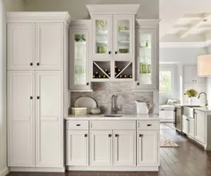 کابینت های سفید آشپزخانه - کابینت دکورا