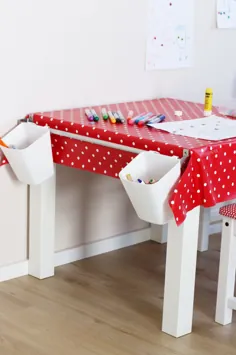 DIY Ikea Hack - Maltisch mit Stühlen für Kinder