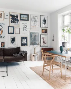 یک خانه سفید دانمارکی پر از هنر و آثار کلاسیک طراحی اسکاندیناوی