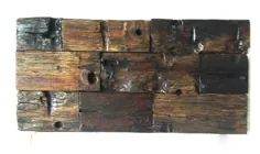کاشی دیواری موزاییک از چوب طبیعی NWMT025 کاشی آشپزخانه کاشی پشت |  اتسی